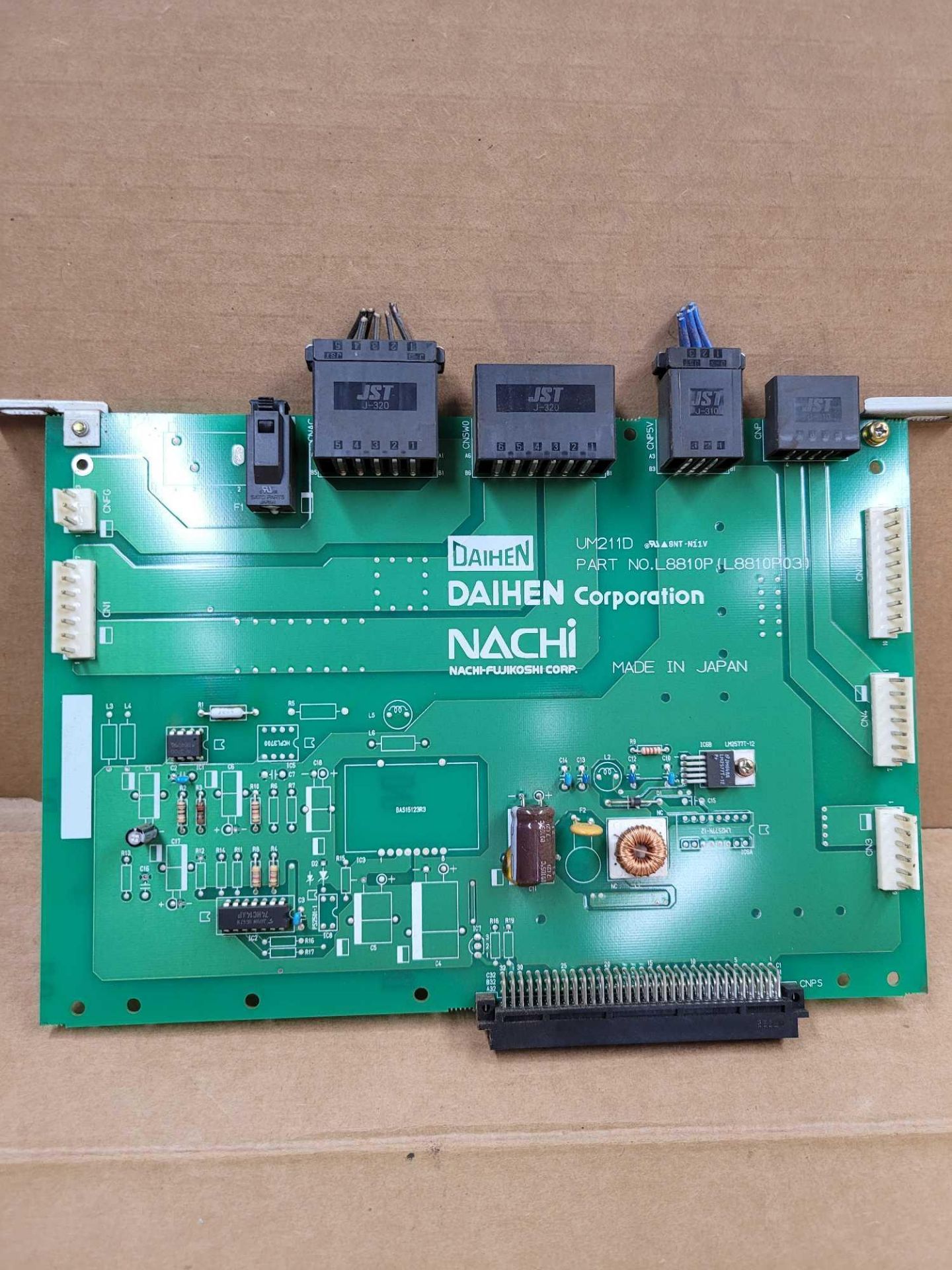 NACHI L8810P (L8810P03) / PCB Board Card  /  Lot Weight: 0.6 lbs