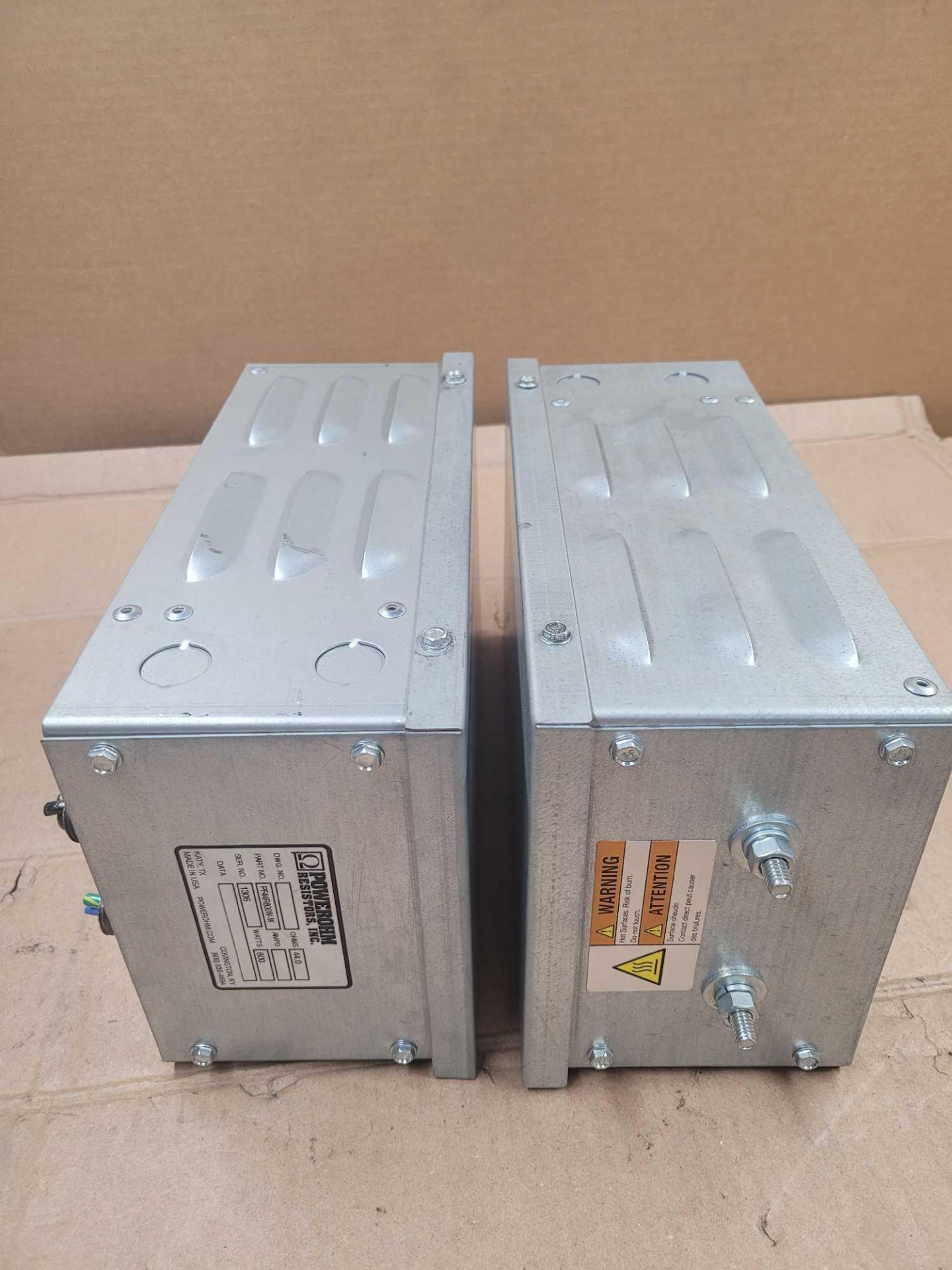 LOT OF 2 POWEROHM PF44R800W-W / Braking Resistor  /  Lot Weight: 17.6 lbs - Image 5 of 5