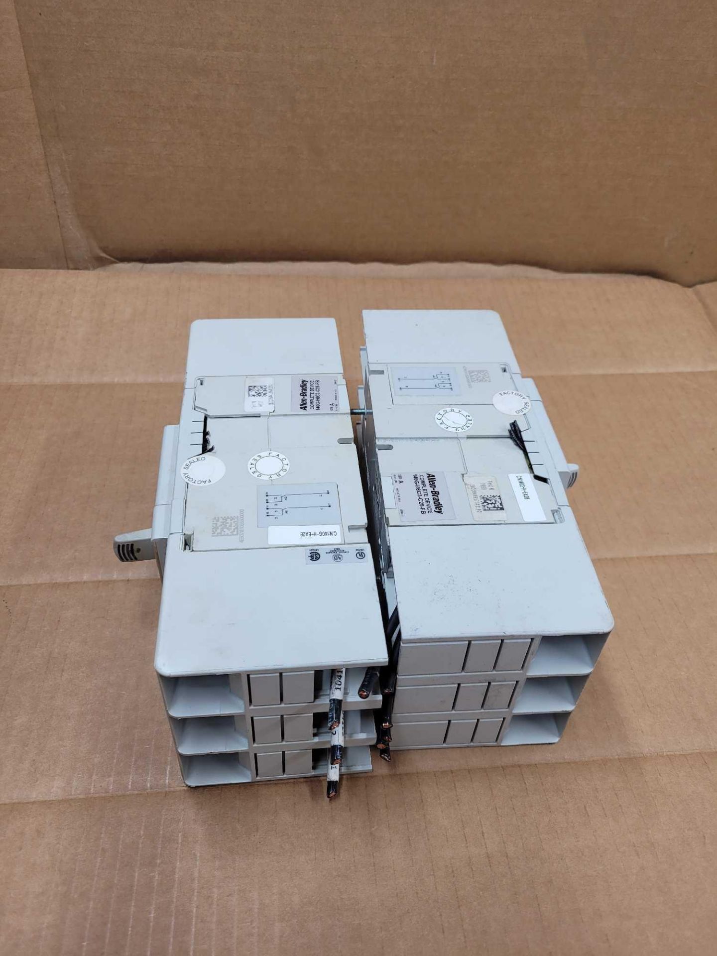 LOT OF 2 ALLEN BRADLEY 140G-H6C3-C25-FB / Series A 25 Amp Circuit Breaker  /  Lot Weight: 8.8 lbs - Image 2 of 6