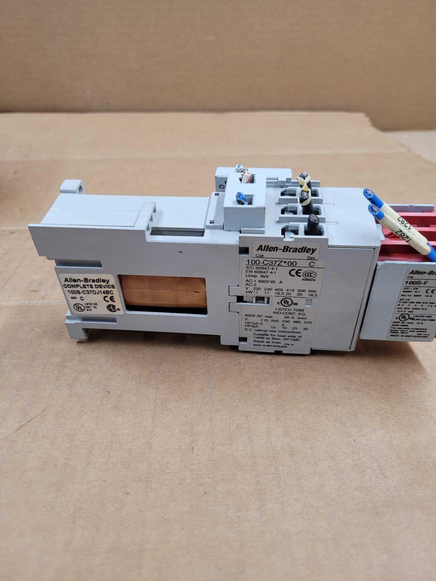 LOT OF 5 ALLEN BRADLEY 100S-C37DJ14BC / Series C Guardmaster Safety Contactor  /  Lot Weight: 10.8 l - Image 4 of 7