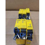 LOT OF 6 SICK UE10-30S3D0 / Safety Relay / Lot Weight: 2.8 lbs