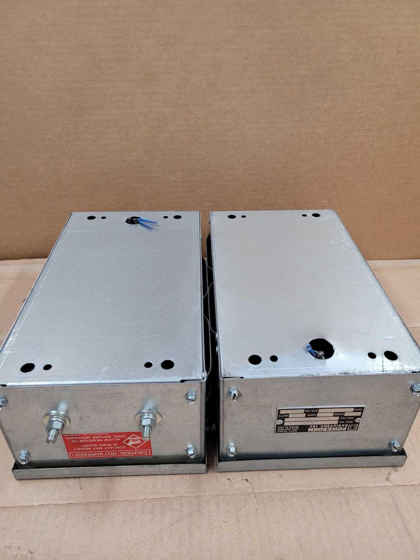 LOT OF 2 POWEROHM PF44R800W-NC-W / Braking Resistor  /  Lot Weight: 15.2 lbs - Image 4 of 5
