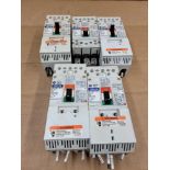 LOT OF 5 ALLEN BRADLEY 140U-H6C3-C30B / 30 Amp Molded Case Circuit Breaker  /  Lot Weight: 13.2 lbs