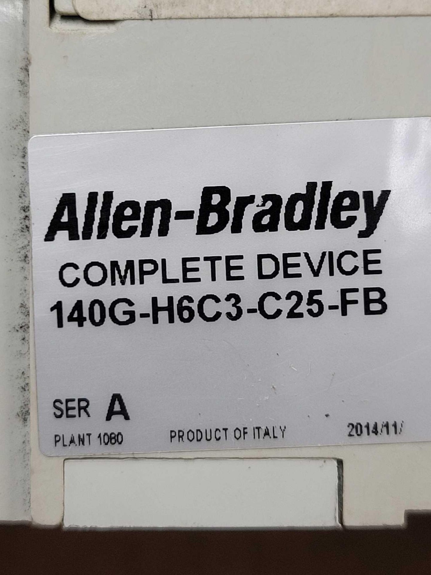LOT OF 2 ALLEN BRADLEY 140G-H6C3-C25-FB / Series A 25 Amp Circuit Breaker  /  Lot Weight: 8.8 lbs - Image 6 of 6