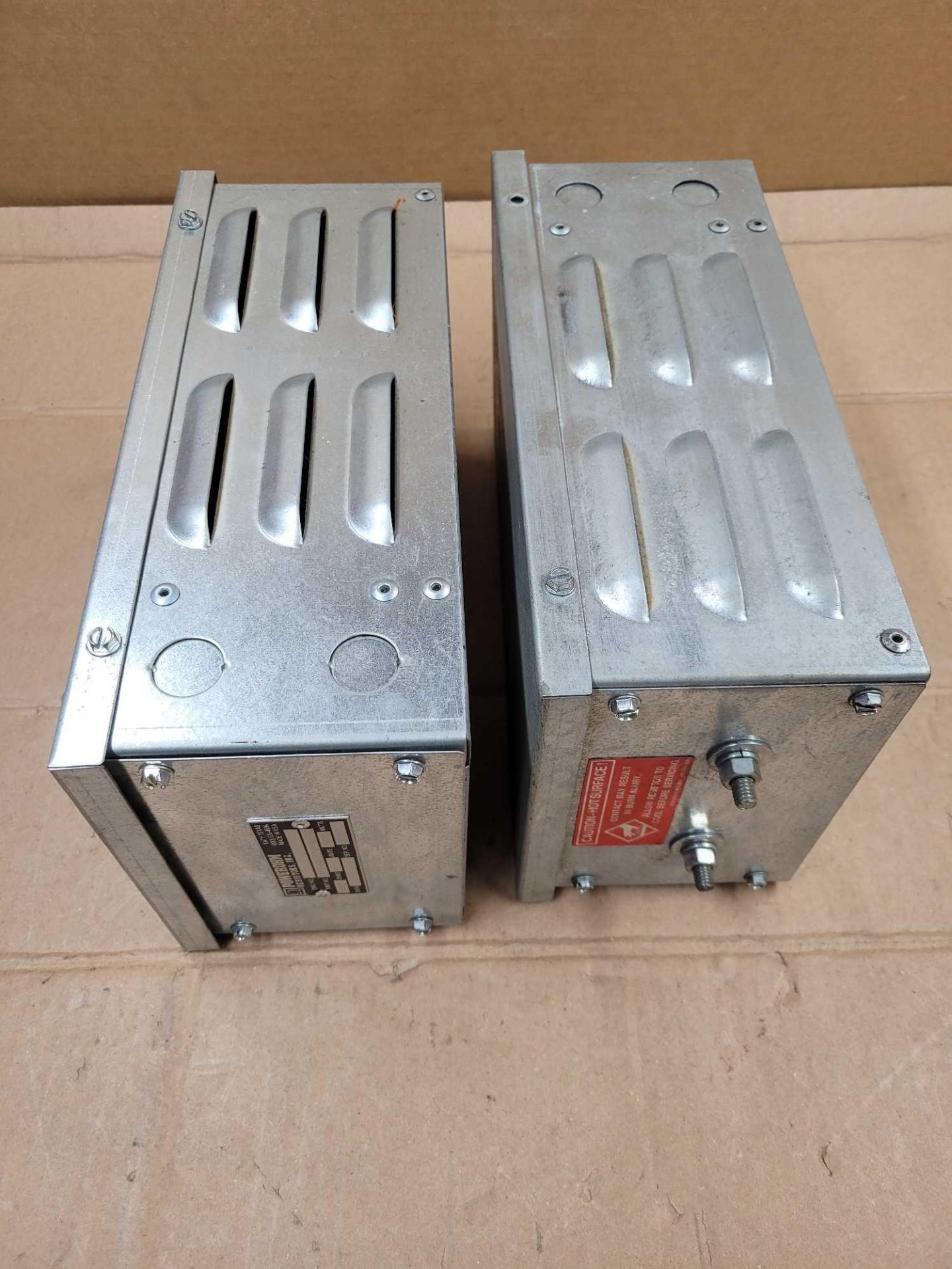 LOT OF 2 POWEROHM PF44R800W-NC-W / Braking Resistor  /  Lot Weight: 15.8 lbs - Image 3 of 4