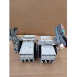 LOT OF 2 ALLEN BRADLEY 140G-H6C3-C25 / 25 Amp Circuit Breaker with Operating Mechanism  /  Lot Weigh