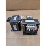 LOT OF 2 SQUARE D 9070T750D1 / Industrial Control Transformer  /  Lot Weight: 34.2 lbs