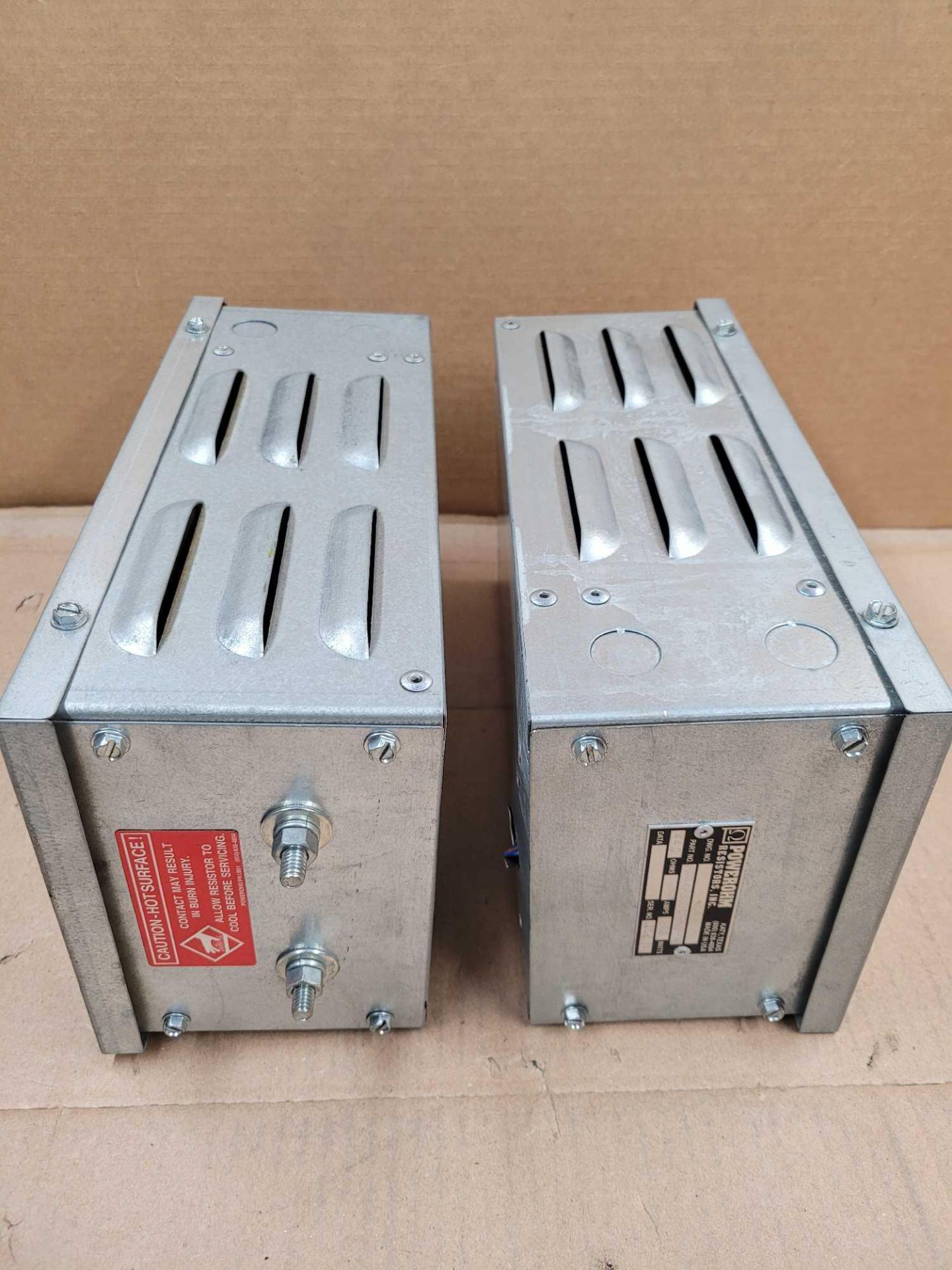 LOT OF 2 POWEROHM PF44R800W-NC-W / Braking Resistor  /  Lot Weight: 15.2 lbs - Image 3 of 5