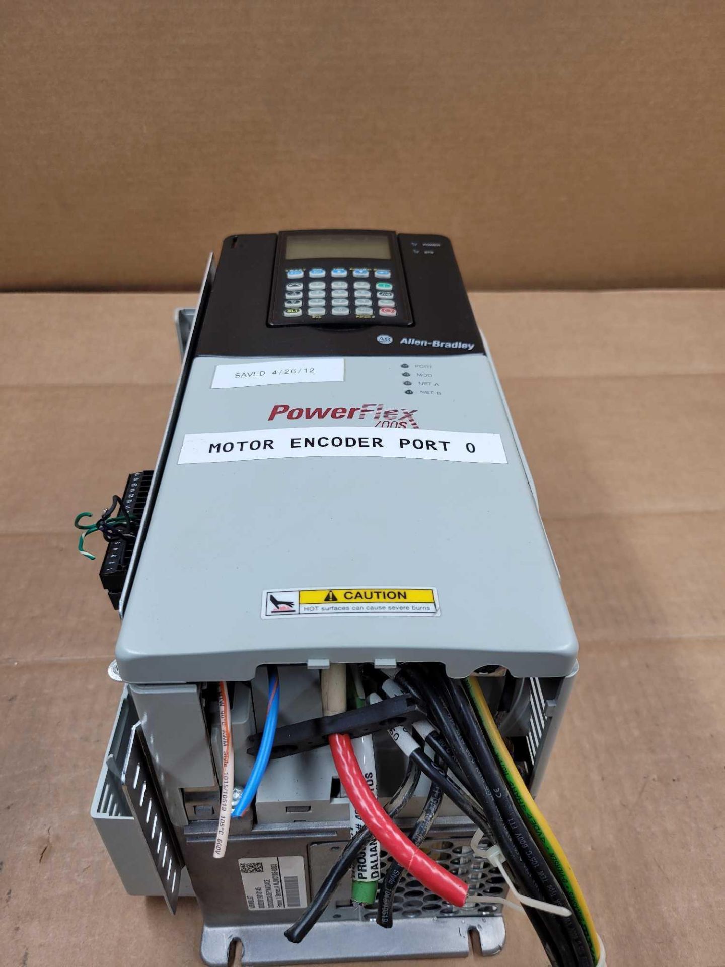 ALLEN BRADLEY 20DD022A3EYNADACE / Series A Powerflex 700S AC Drive  /  Lot Weight: 16.4 lbs