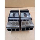 LOT OF 2 SQUARE D HJA36030 / 30 Amp Molded Case Circuit Breaker  /  Lot Weight: 9.8 lbs
