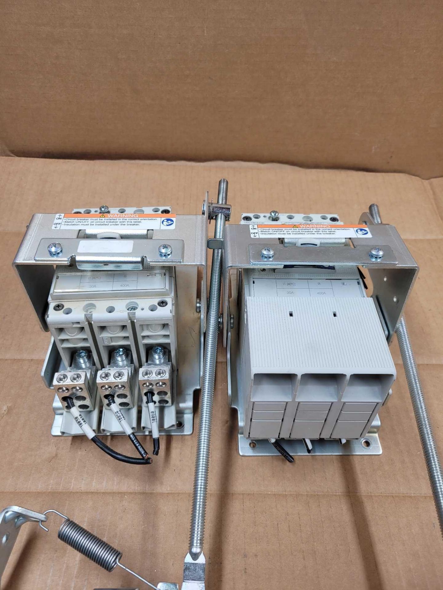 LOT OF 2 ALLEN BRADLEY 140G-H6C3-C30 / 30 Amp Molded Case Circuit Breaker with Operating Mechanism