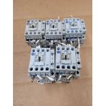 LOT OF 5 ALLEN BRADLEY 100-C09DJ200 / Series A Contactor  /  Lot Weight: 7.0 lbs