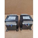 LOT OF 2 EATON C0500E6U / Industrial Control Transformer  /  Lot Weight: 49.0 lbs