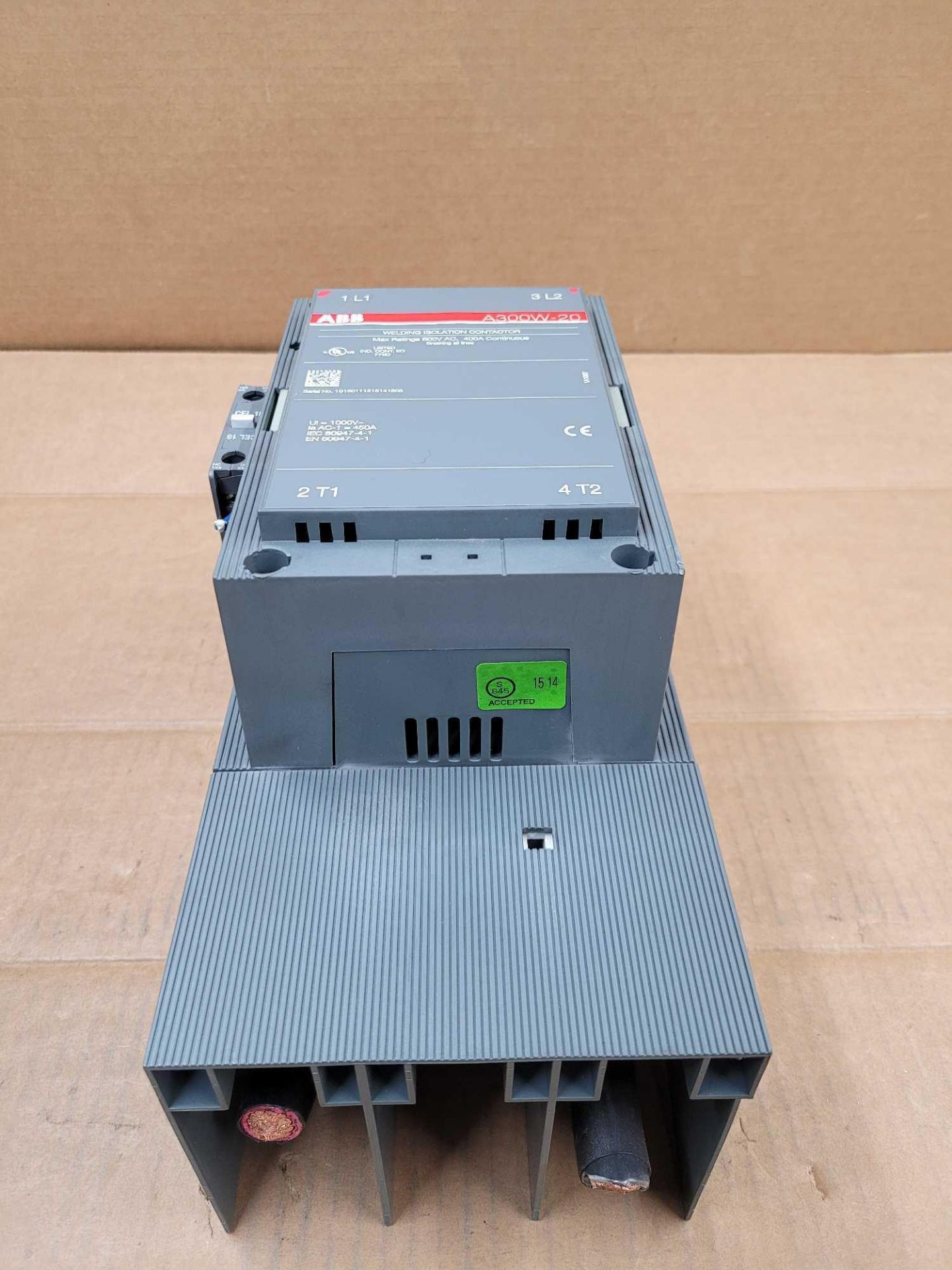 ABB A300W-20 / Welding Isolation Contactor  /  Lot Weight: 13.6 lbs