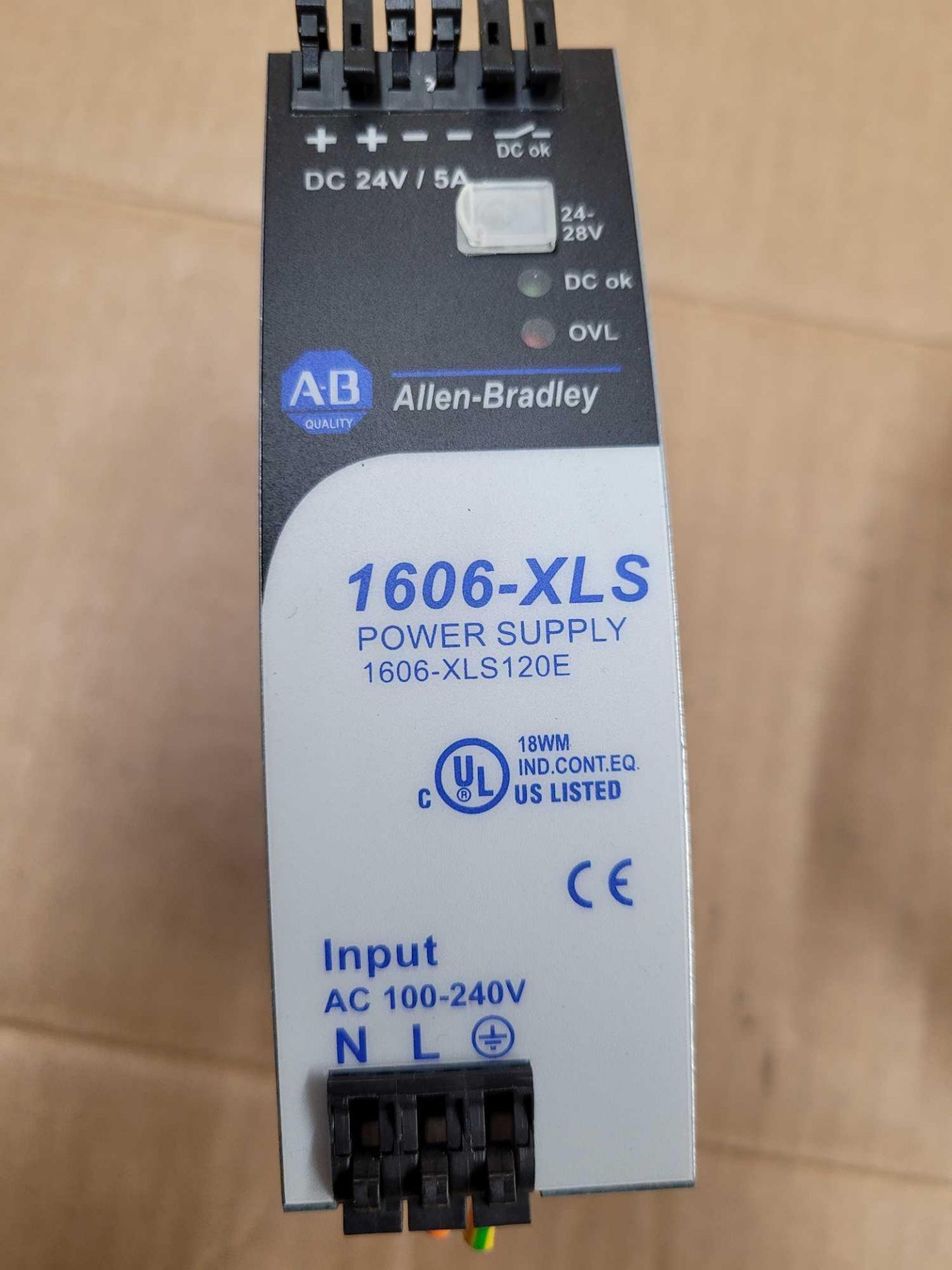 LOT OF 4 ALLEN BRADLEY 1606-XLS120E / Series A Power Supply  /  Lot Weight: 5.6 lbs - Image 5 of 6