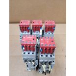 LOT OF 5 ALLEN BRADLEY 100S-C37DJ14BC / Series C Guardmaster Safety Contactor  /  Lot Weight: 10.8 l