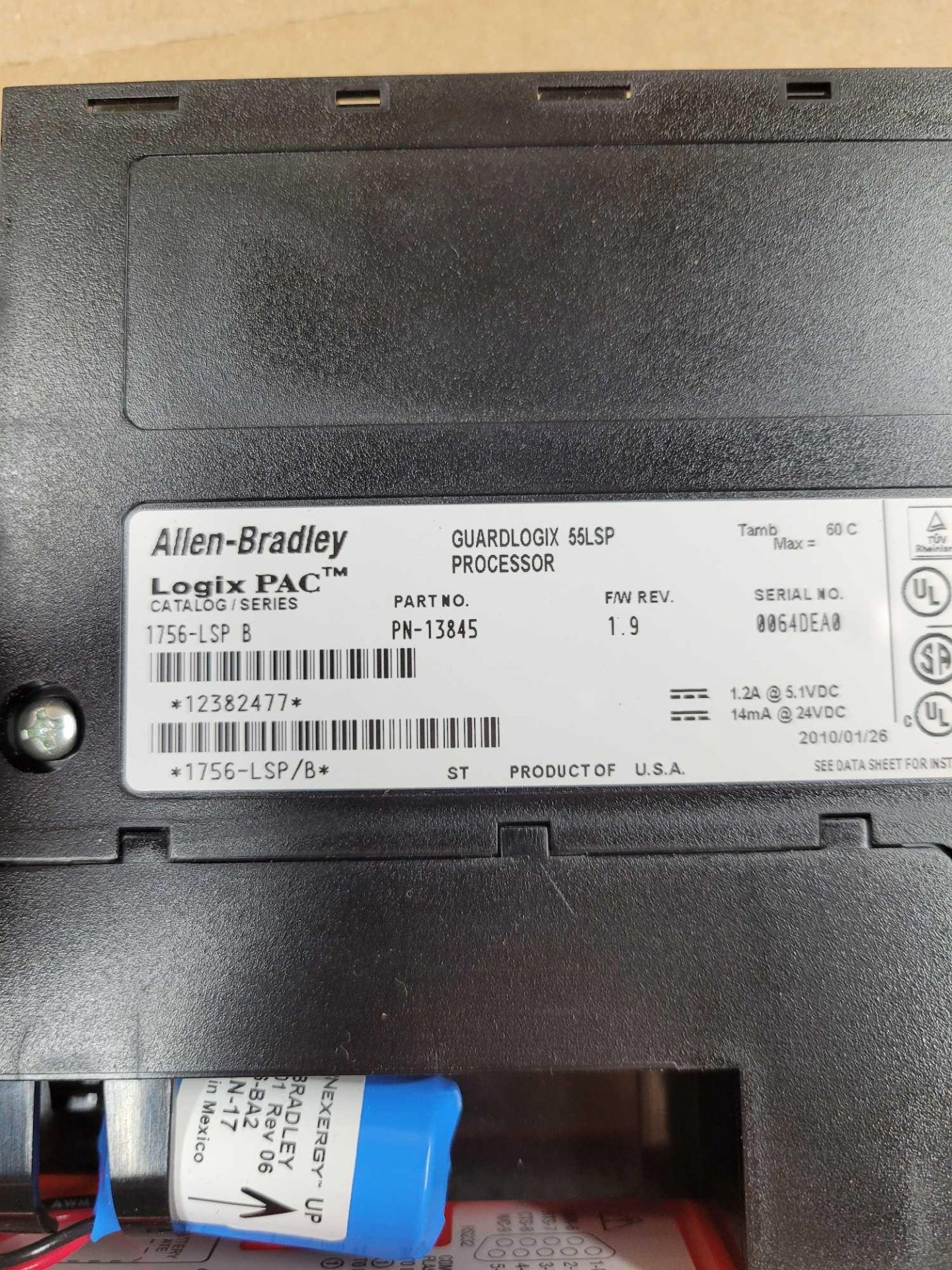 ALLEN BRADLEY1756-LSPB / Series B Safety Partner Module  /  Lot Weight: 0.6 lbs - Image 2 of 5