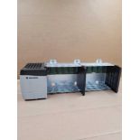 ALLEN BRADLEY 1756-PA75 with 1756-A10B   / Series A Power Supply with 10 Slot PLC Chassis  /  Lot We