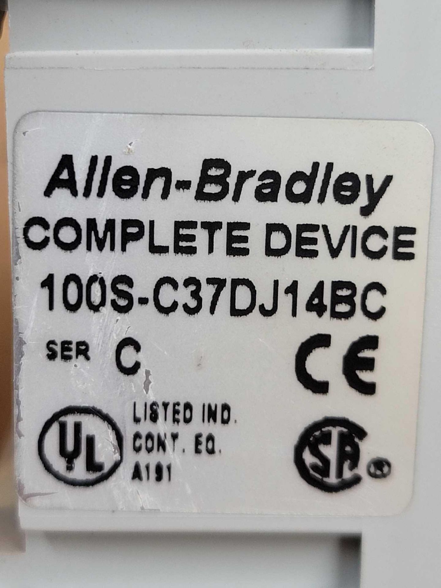 LOT OF 5 ALLEN BRADLEY 100S-C37DJ14BC / Guardmaster Safety Contactor  /  Lot Weight: 10.6 lbs - Image 6 of 8