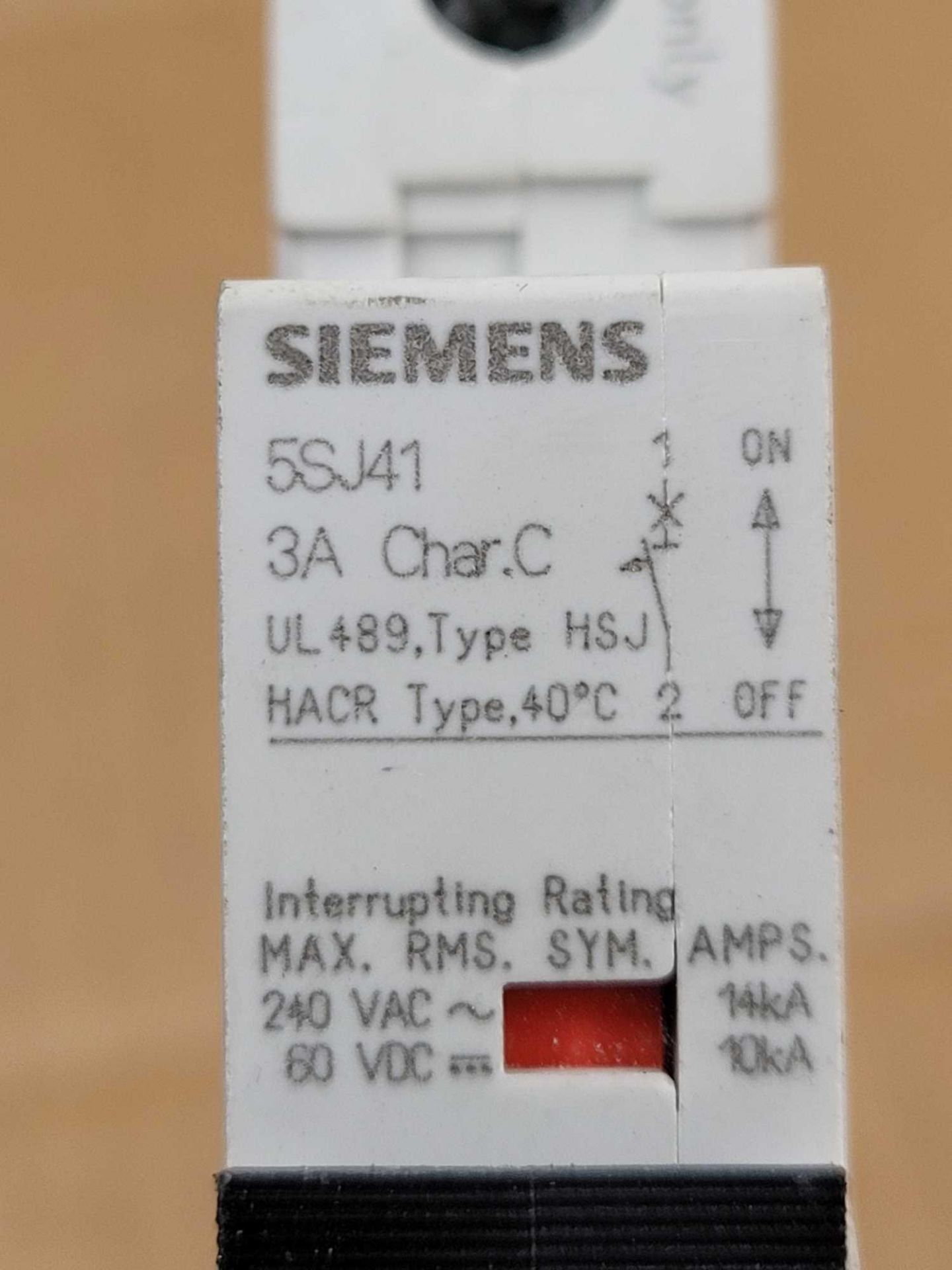 LOT OF ASSORTED SIEMENS CIRCUIT BREAKERS  /  Lot Weight: 8.8 lbs - Bild 14 aus 23