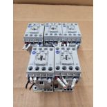 LOT OF 5 ALLEN BRADLEY 100-C09E*10 / Series A Contactor  /  Lot Weight: 4.6 lbs