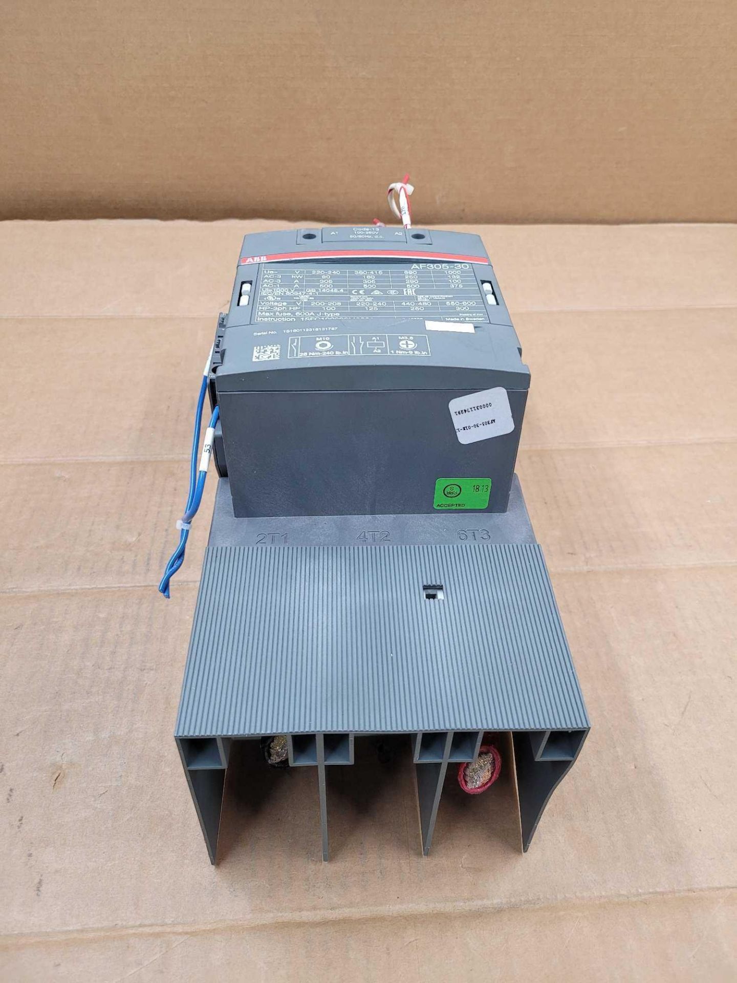 ABB AF305-30 / Contactor / Lot Weight: 12.8 lbs