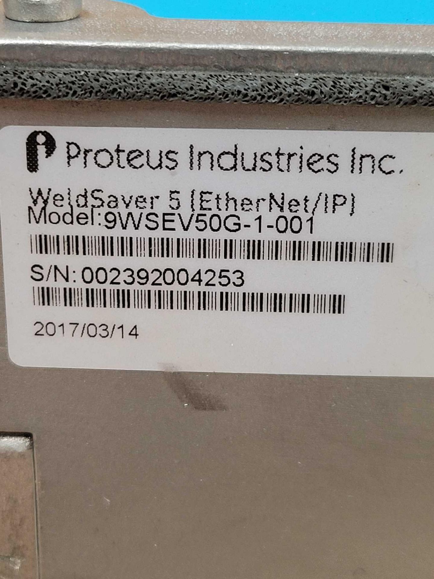 LOT OF 2 / (1) PROTEUS INDUSTRIES 9WSEV50G-1-001 with RAM 78000-001 and RAM MAC9000-001ESG / (1) PRO - Image 3 of 17