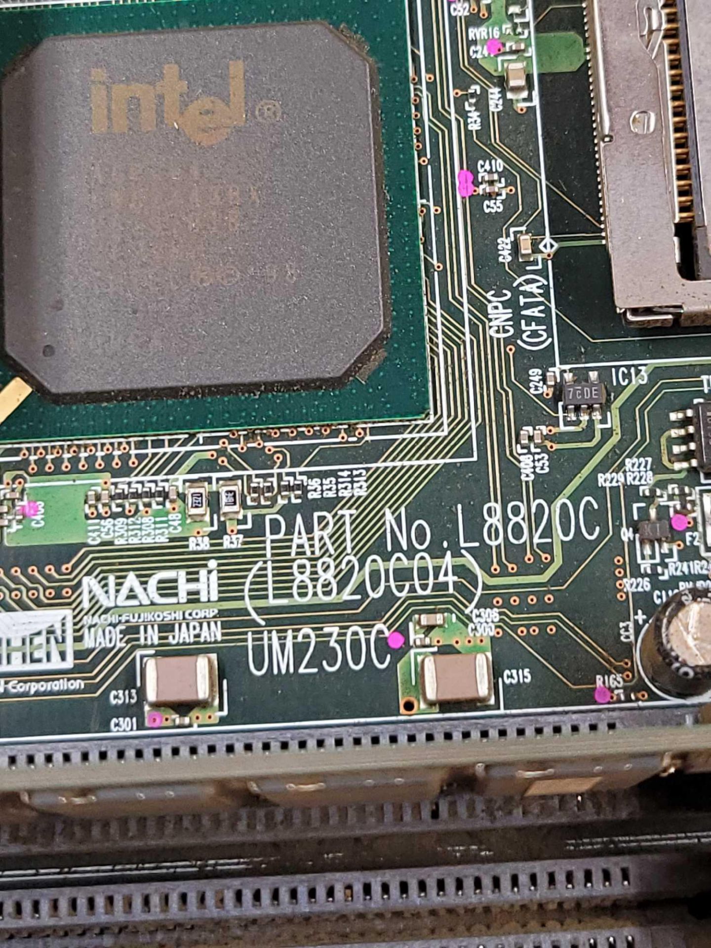 NACHI L8820C (L8820C04) / PCB Board Card  /  Lot Weight: 1.4 lbs - Image 3 of 6