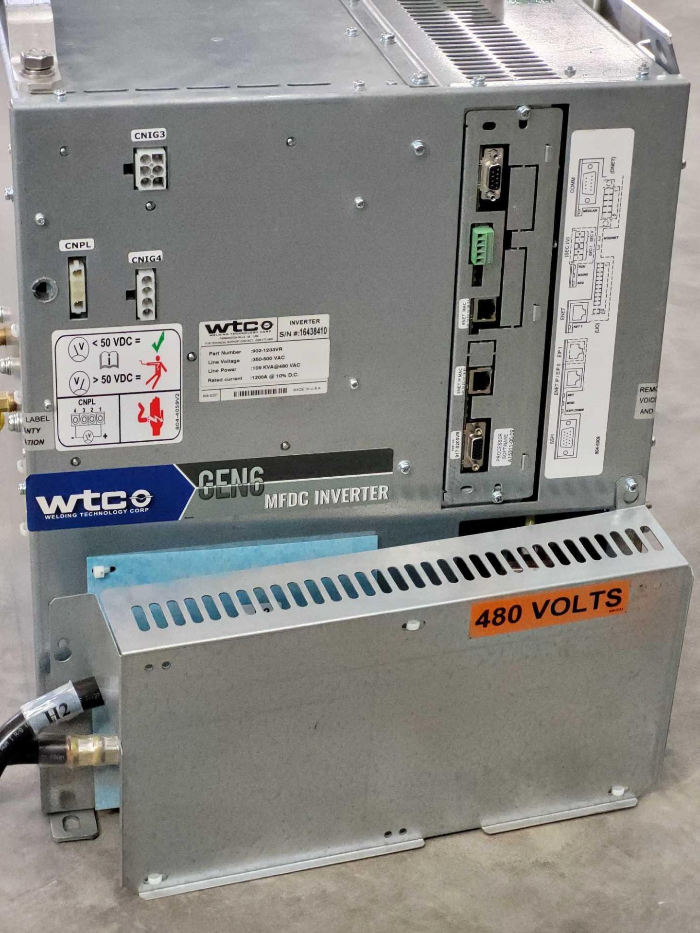 WTC 905-1233VR / Gen 6 MFDC Inverter  /  Lot Weight: 110 lbs - Image 2 of 8