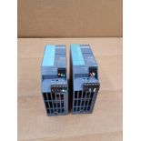 LOT OF 2 SIEMENS 6EP1333-2BA20 / Sitop PSU100S Power Supply  /  Lot Weight: 1.8 lbs