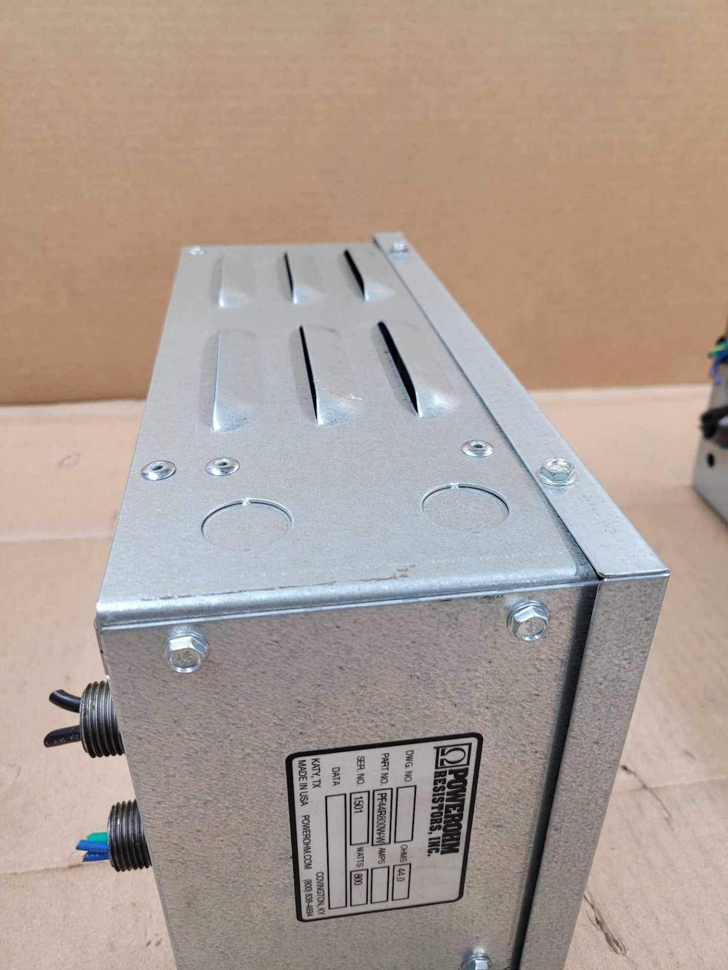 LOT OF 2 POWEROHM PF44R800W-W / Braking Resistor  /  Lot Weight: 17.6 lbs - Image 4 of 7