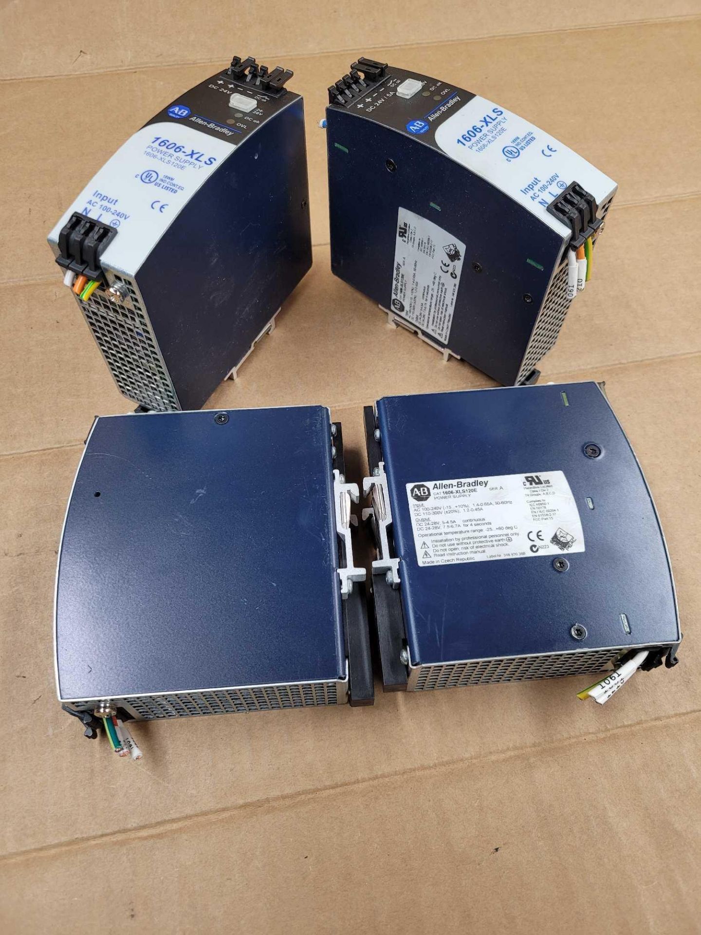 LOT OF 4 ALLEN BRADLEY 1606-XLS120E / Series A Power Supply  /  Lot Weight: 5.6 lbs - Image 6 of 6