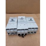 LOT OF 3 ALLEN BRADLEY 140G-H6C3-C25-FB / Series 25 Amp Circuit Breaker  /  Lot Weight: 13.0 lbs