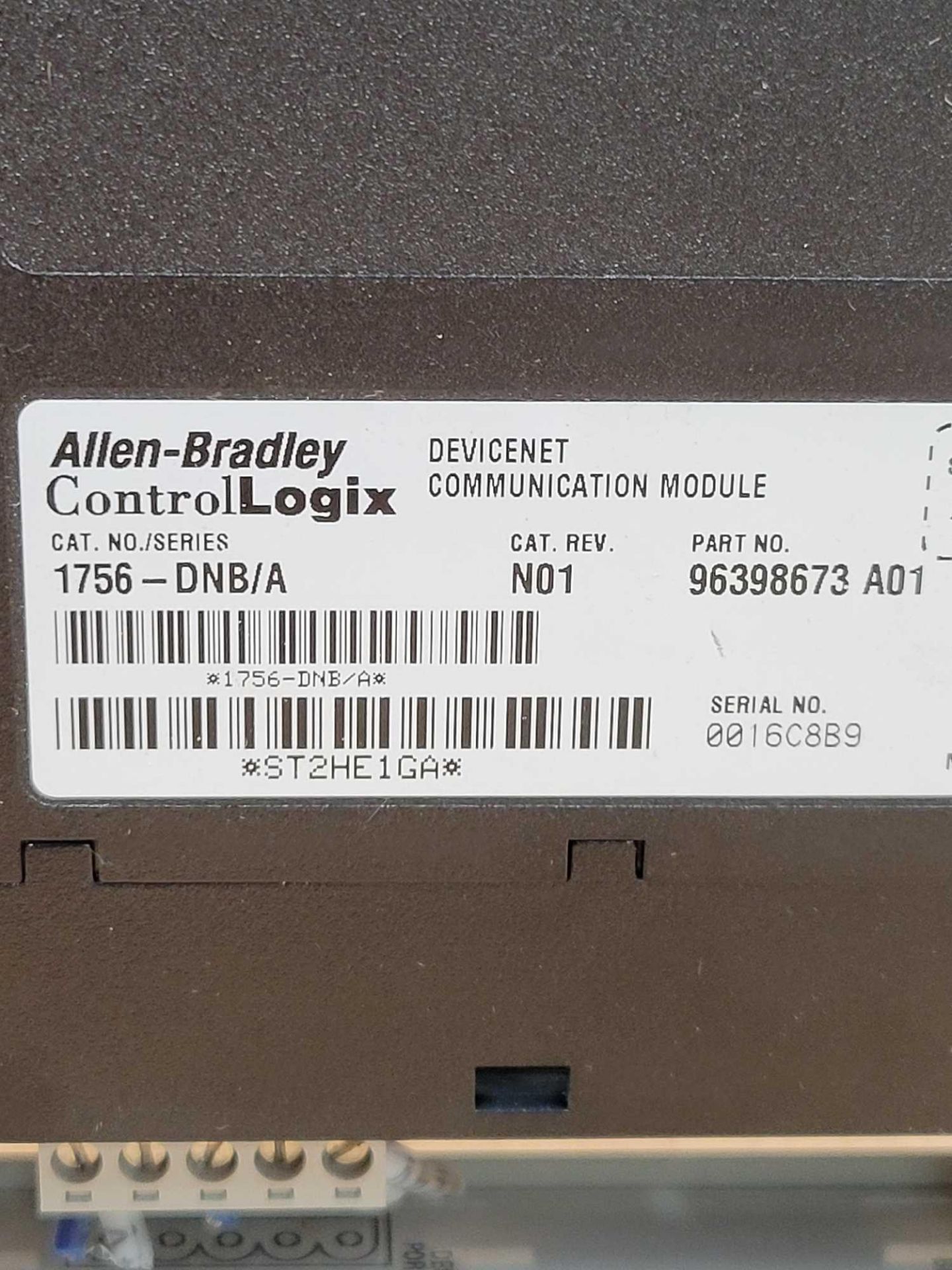 LOT OF 5 ALLEN BRADLEY 1756-DNB/A  /  Series A DeviceNet Communication Module  /  Lot Weight: 2.6 lb - Image 8 of 8