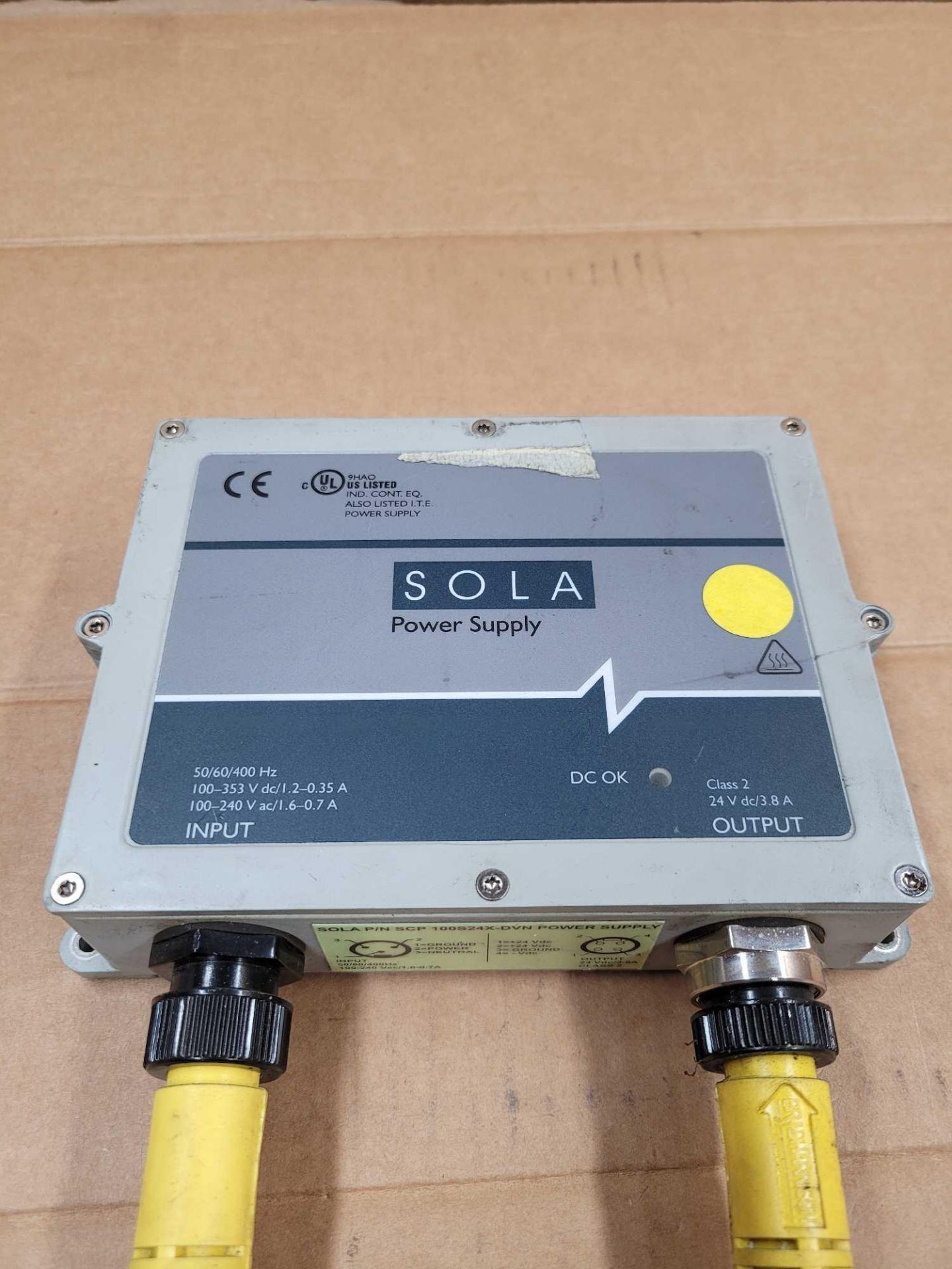 LOT OF 4 SOLA SCP 100S24X-DVN / Power Supply  /  Lot Weight: 12.6 lbs - Image 2 of 6