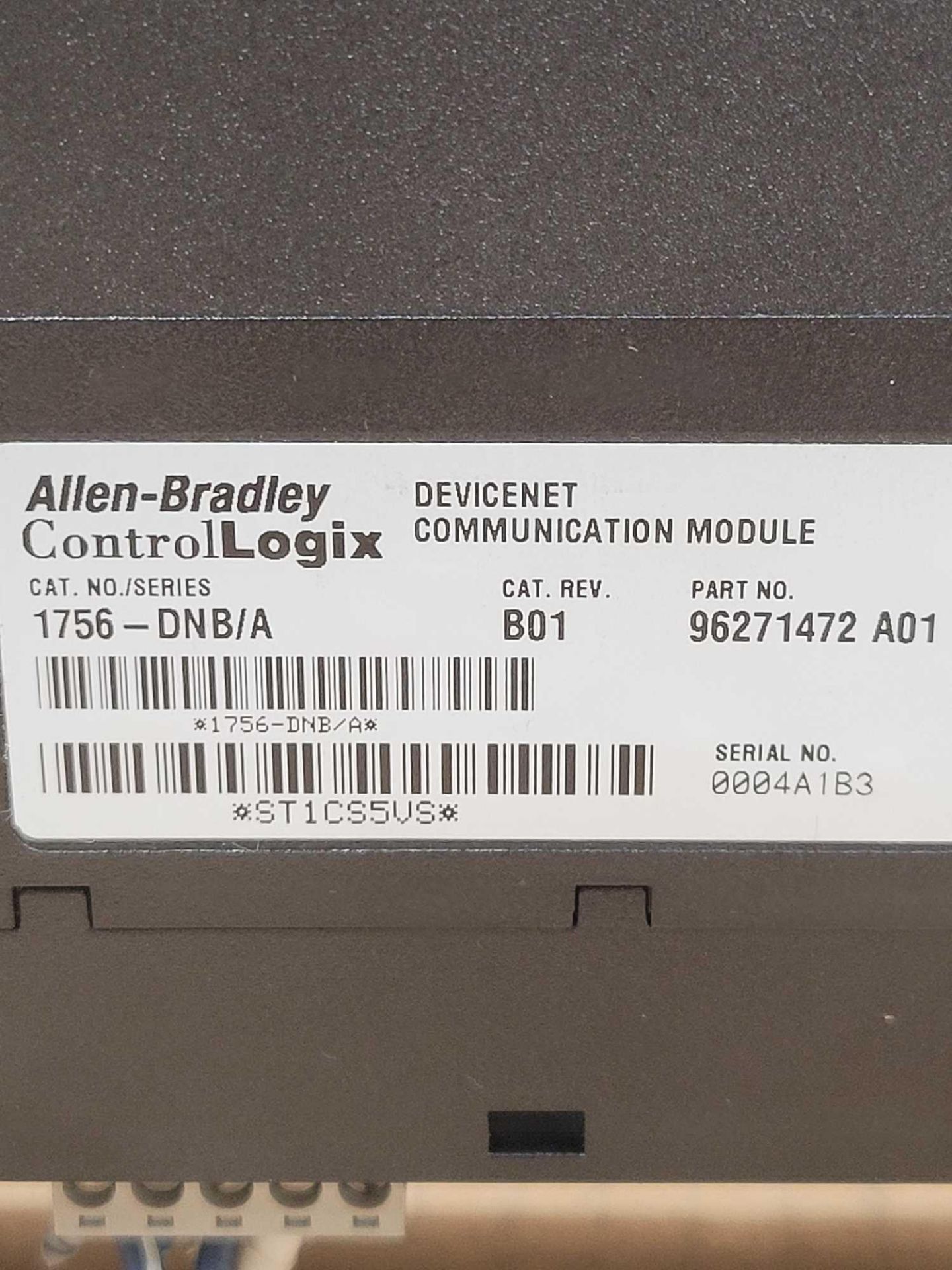 LOT OF 2 ALLEN BRADLEY 1756-DNB / Series A Devicenet Communication Module  /  Lot Weight: 1.2 lbs - Image 7 of 8