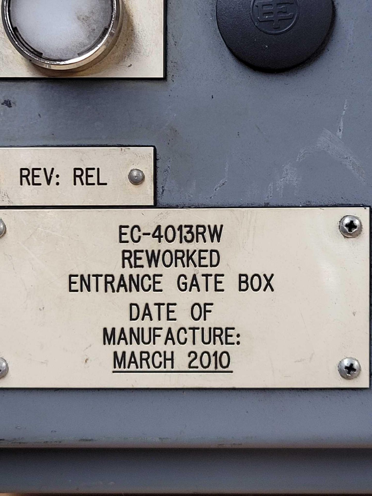 X-BAR AUTOMATION EC-4013RW / Reworked Entrance Gate Box  /  Lot Weight: 37.4 lbs - Image 3 of 13