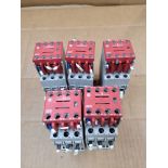 LOT OF 5 ALLEN BRADLEY 100S-C30EJ22BC / Series C Guardmaster Safety Contactor  /  Lot Weight: 6.2 lb