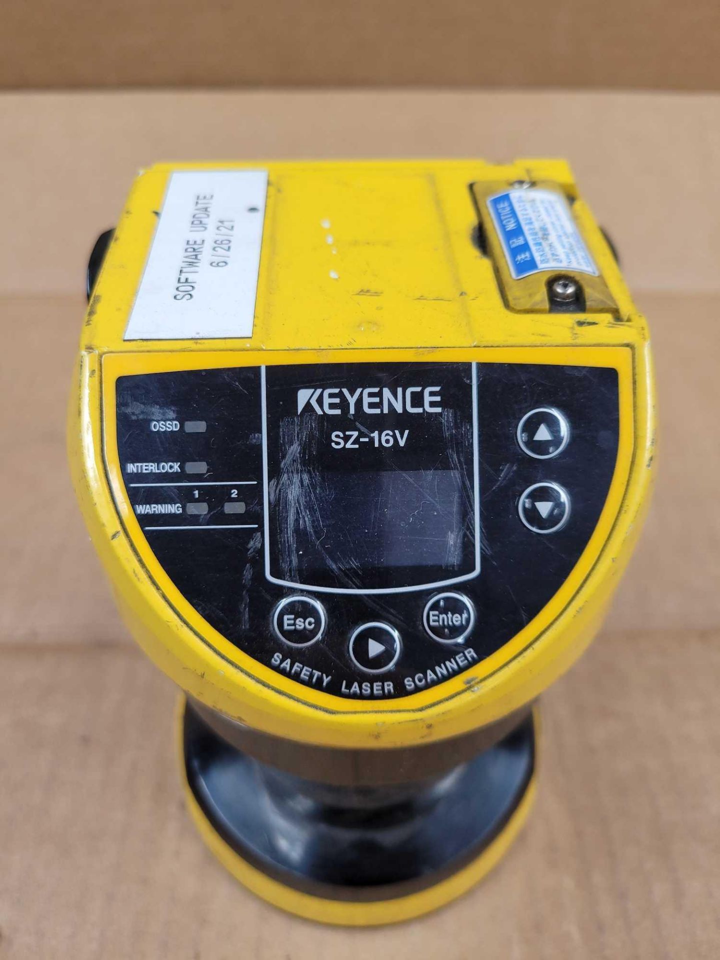 KEYENCE SZ-16V / Safety Laser Scanner  /  Lot Weight: 4.2 lbs - Image 2 of 9
