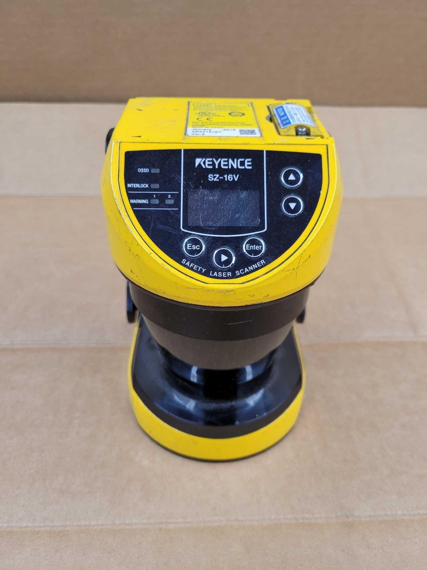 KEYENCE SZ-16V / Safety Laser Scanner  /  Lot Weight: 4.0 lbs