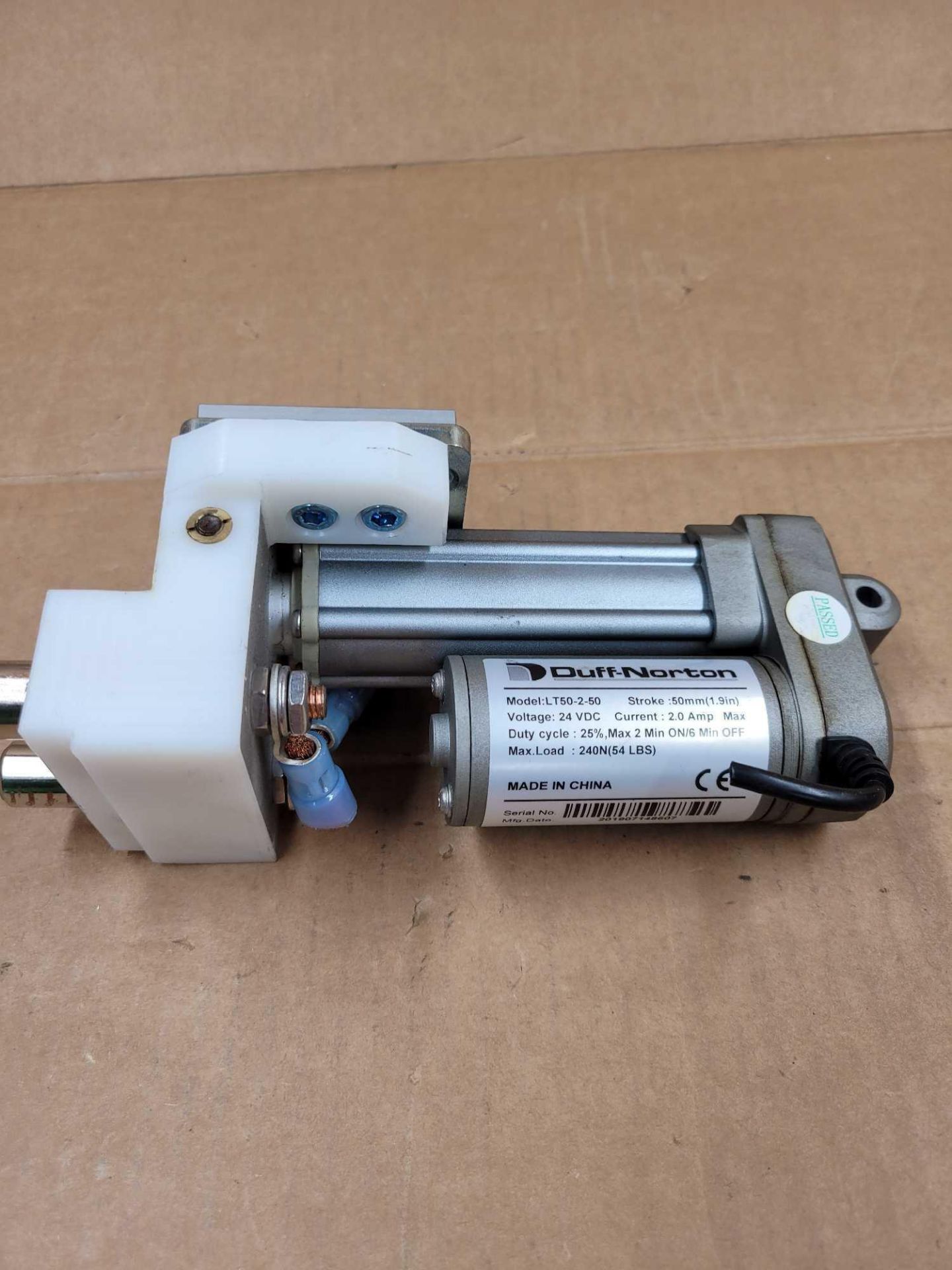 LOT OF 4 DUFF-NORTON LT50-2-50 / Linear Actuator  /  Lot Weight: 11.0 lbs - Image 2 of 7