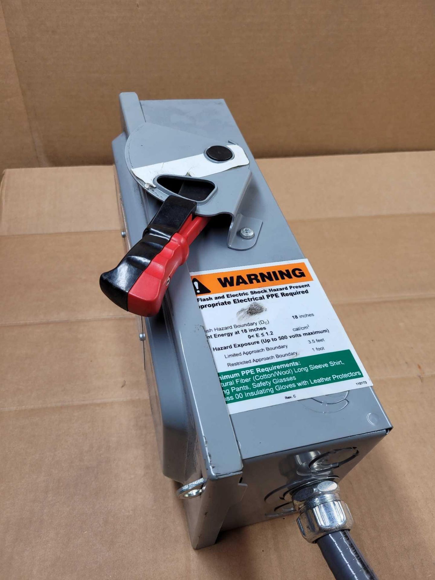 SQUARE D CH361 / Heavy Duty Safety Switch  /  Lot Weight: 9.0 lbs - Image 3 of 9