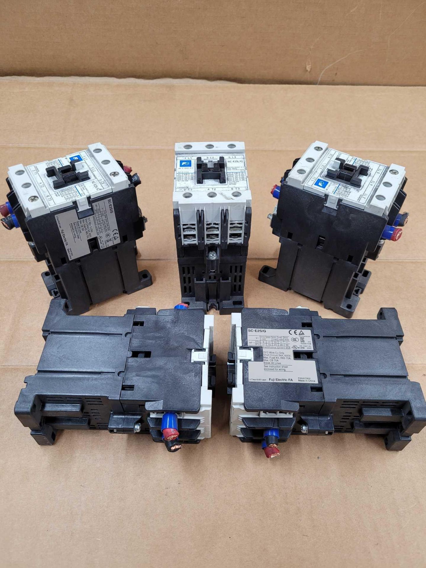 LOT OF 5 FUJI SC-E2S/G  /  Contactor  /  Lot Weight: 9.2 lbs - Image 9 of 9