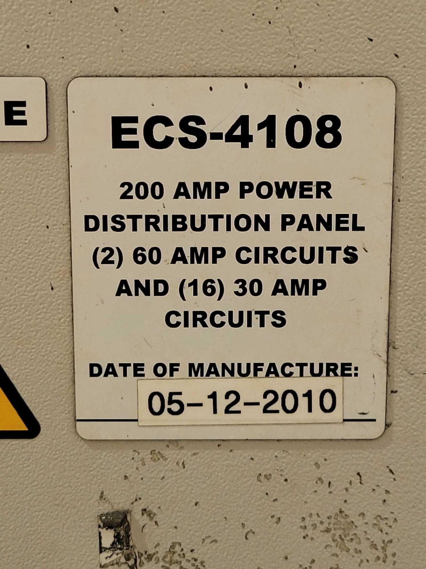 PDP ECS-4108 / 200 Amp Power Distribution Panel with (2) 60 Amp Siemens Circuit Breakers and (17) 30 - Image 4 of 15