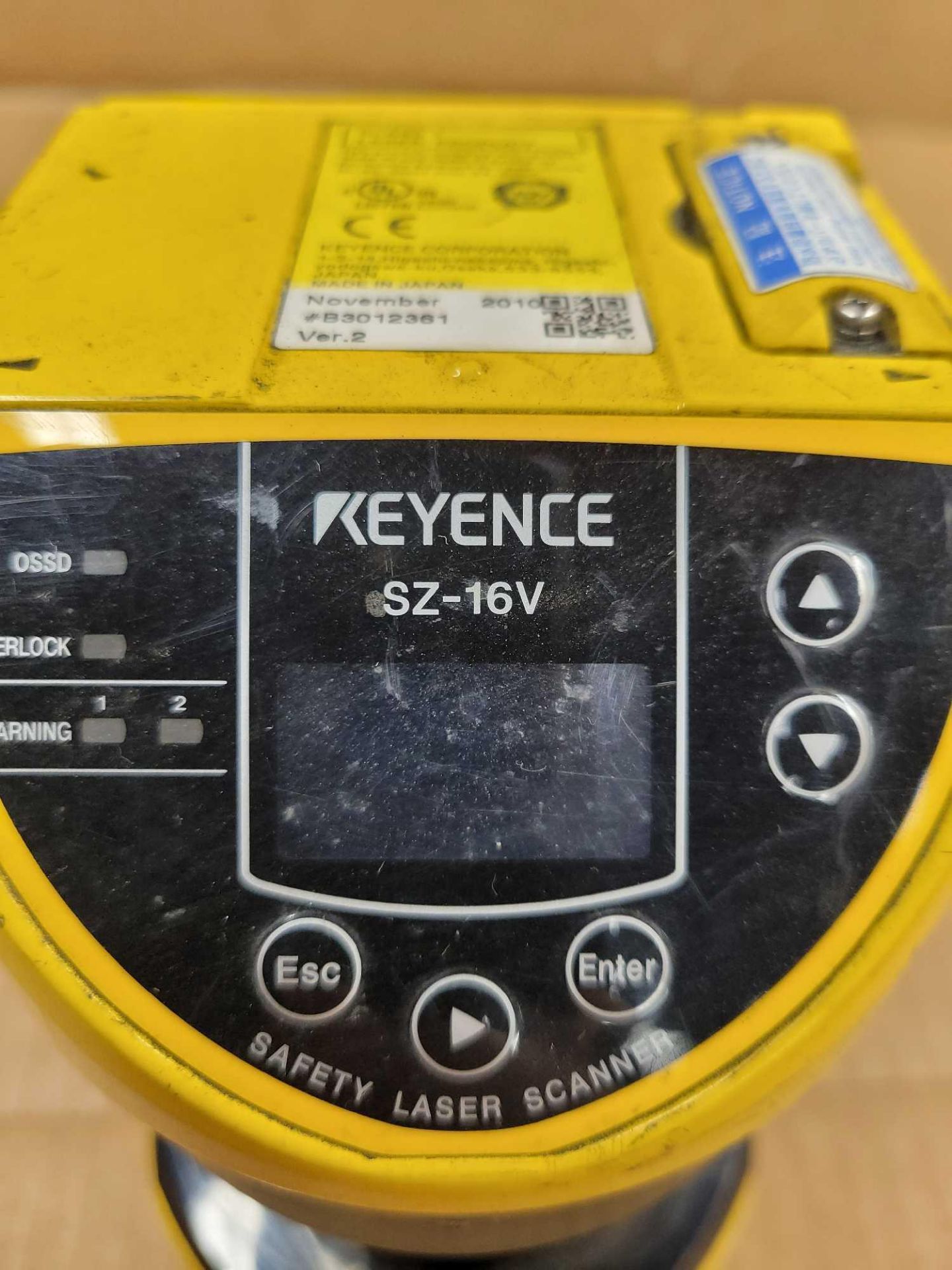 KEYENCE SZ-16V / Safety Laser Scanner  /  Lot Weight: 4.0 lbs - Image 8 of 8