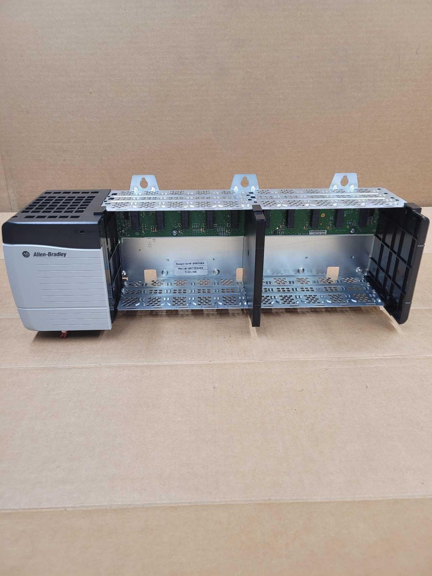 ALLEN BRADLEY 1756-PA75 with 1756-A10 / Series B Power Supply with Series B 10 Slot Chassis  /  Lot