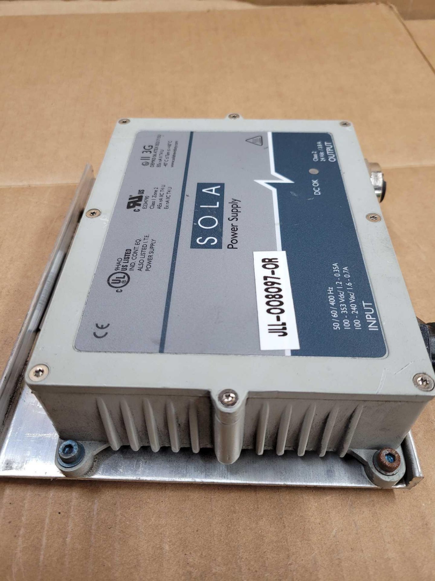 LOT OF 4 ASSORTED SOLA / (3) SCP 100S24X-CP | Power Supply  /  (1) SCP 100S24X-DVN | Power Supply - Image 10 of 12
