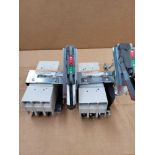 LOT OF 2 ALLEN BRADLEY 140G-H6C3-C25-FB / Series A  25 Amp Circuit Breaker with Operating Mechanism