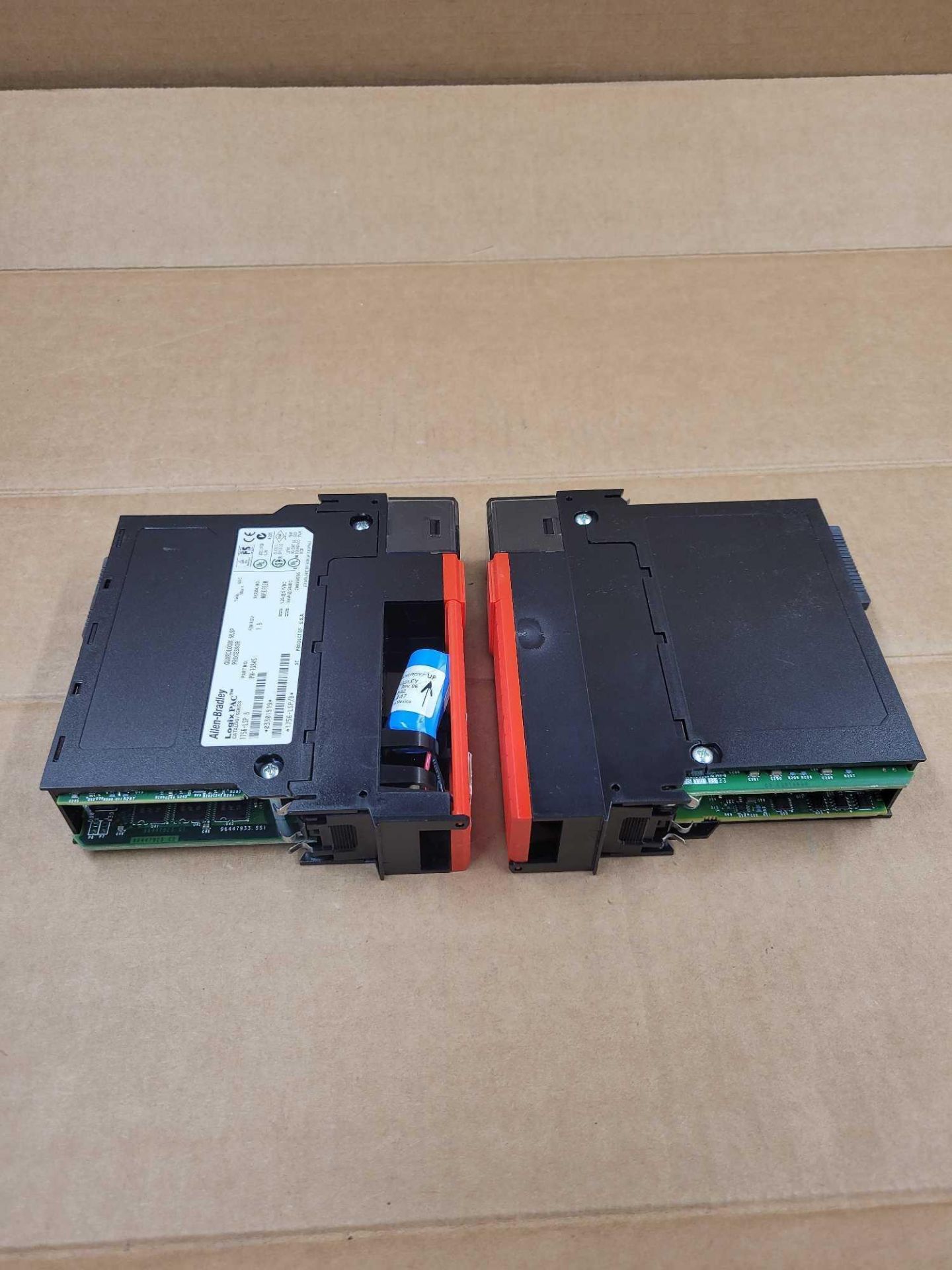 LOT OF 2 ALLEN BRADLEY 1756-LSP / Series B GuardLogix 55LSP Processor  /  Lot Weight: 1.4 lbs - Image 9 of 9