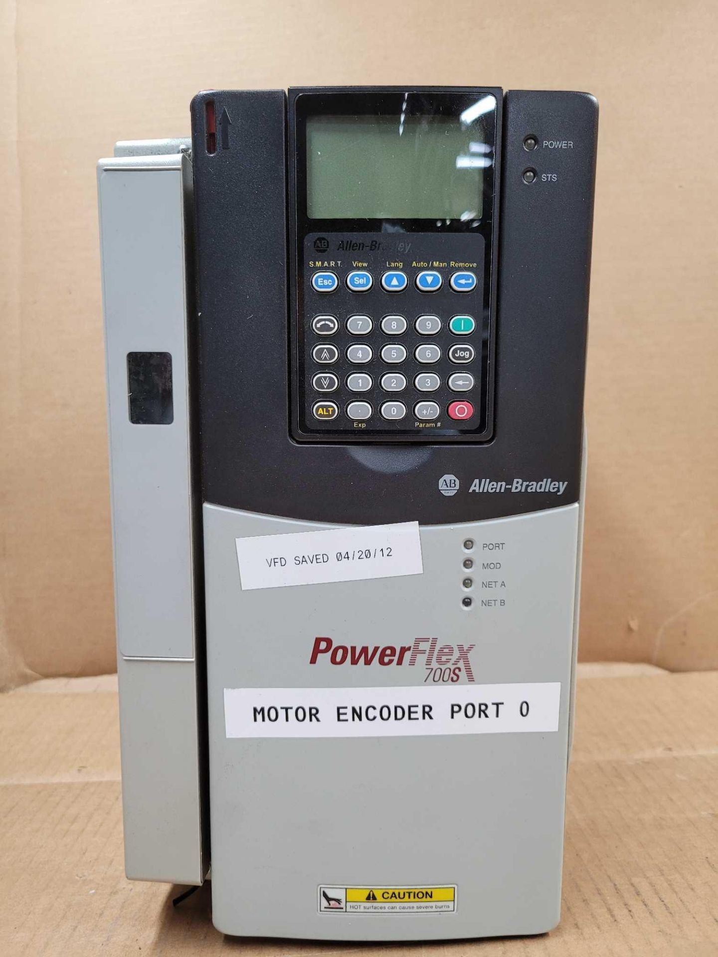 ALLEN BRADLEY 20DD022A3EYNADACE / Series A Powerflex 700S AC Drive  /  Lot Weight: 16.6 lbs